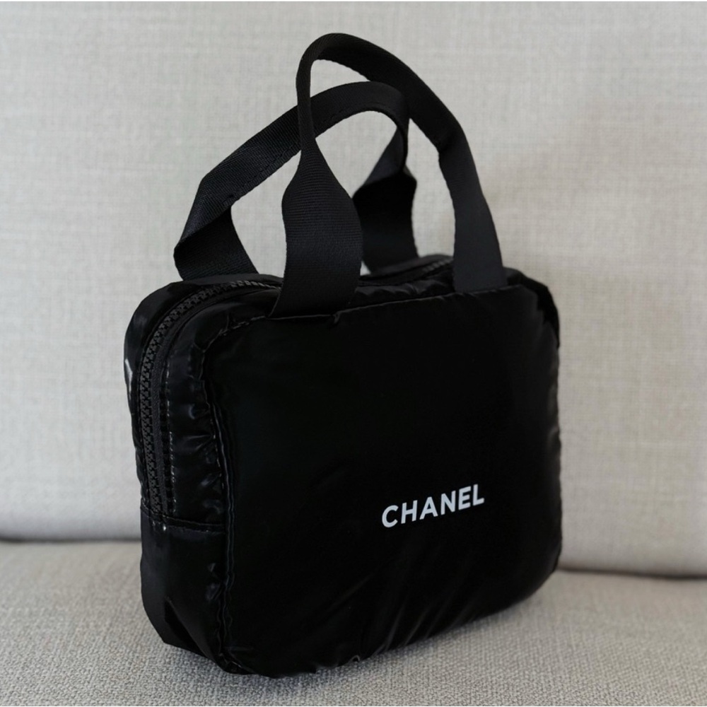 Authentic Chanel Cosmetic Bag with Quilted Design - Picture 9 of 12
